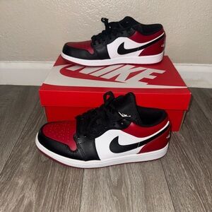 Nike Black, Red, and White Sneakers